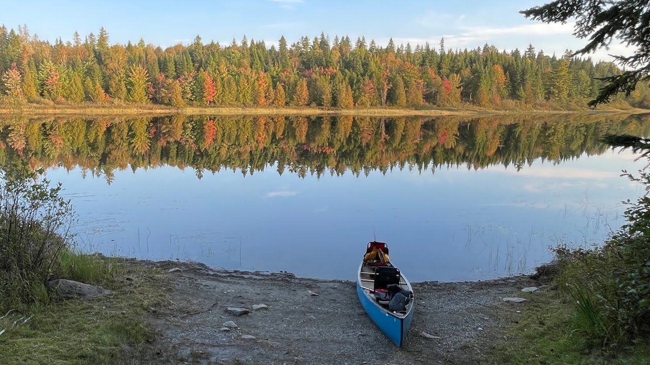 Allagash waterway canoe trip in far northern Maine 9-13 to 9-21