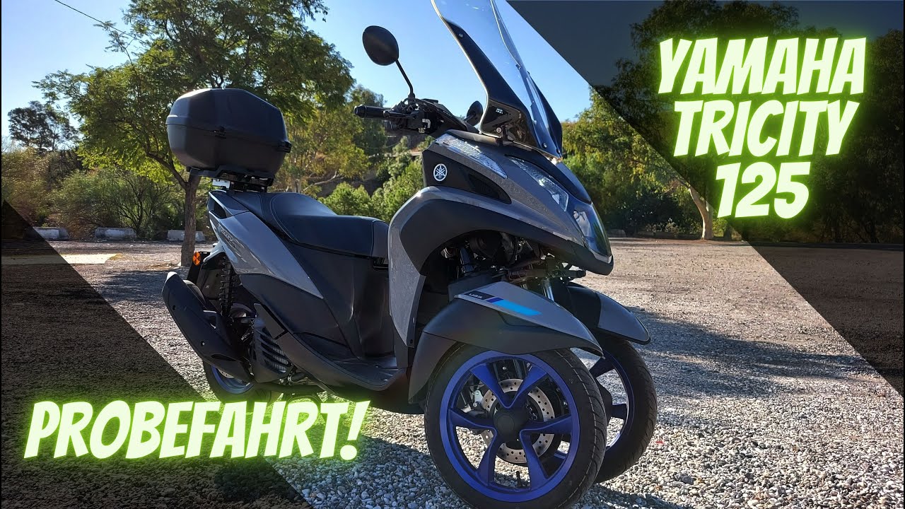 Drei Räder sind besser als zwei 😀 | Yamaha TriCity 125 (2020) | Probefahrt | VLOG102 [4K]