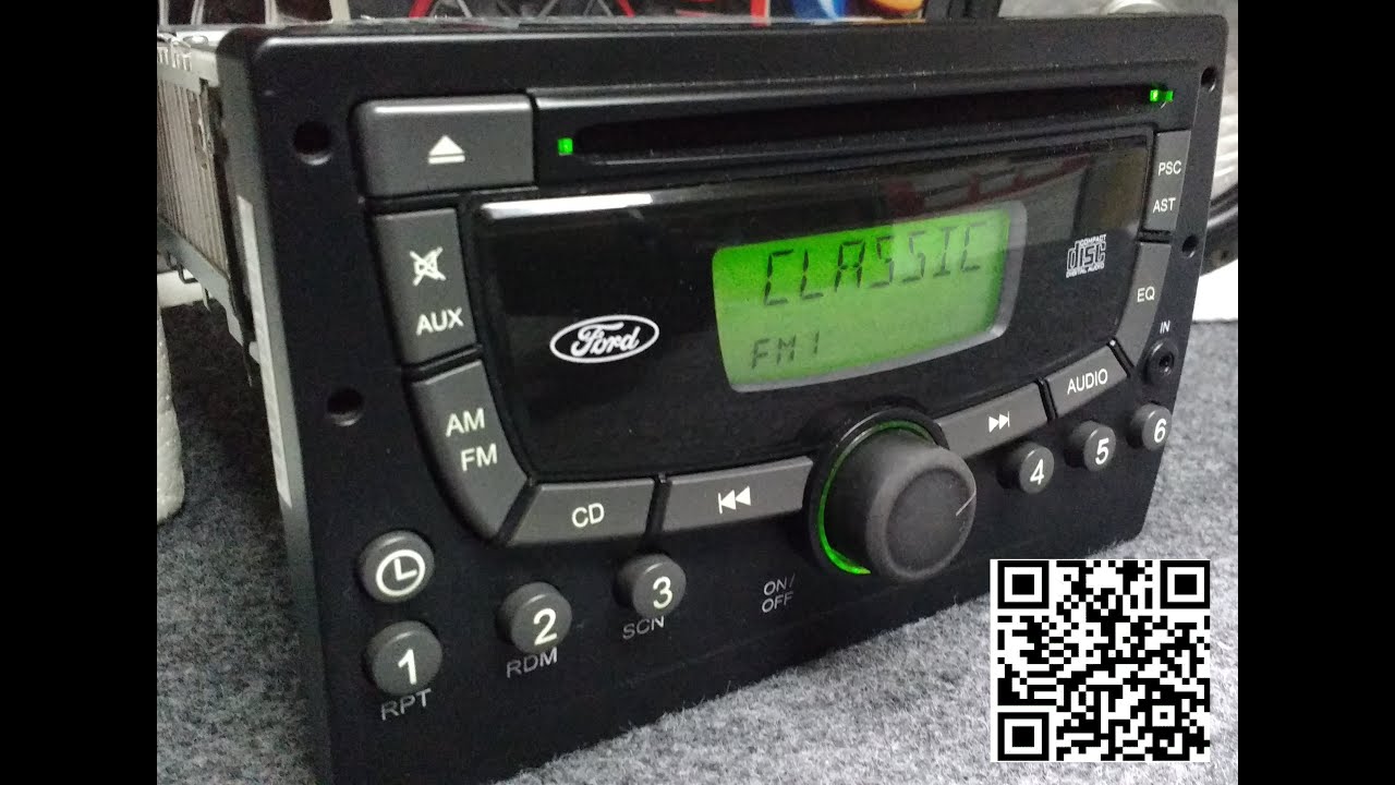 #Ford Focus Fiesta Ranger Ecosport #Visteon Radio Original Cd Mp3 Code c/ Bluetooth Auxiliar