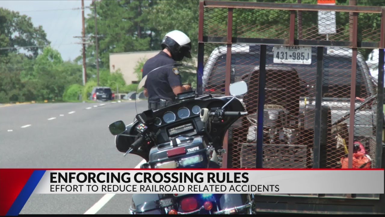 Enforcing railroad crossing rules