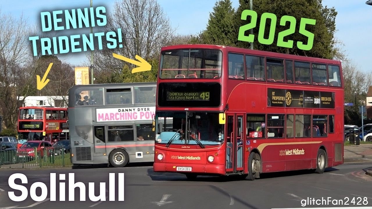 Buses in Solihull, England 2025