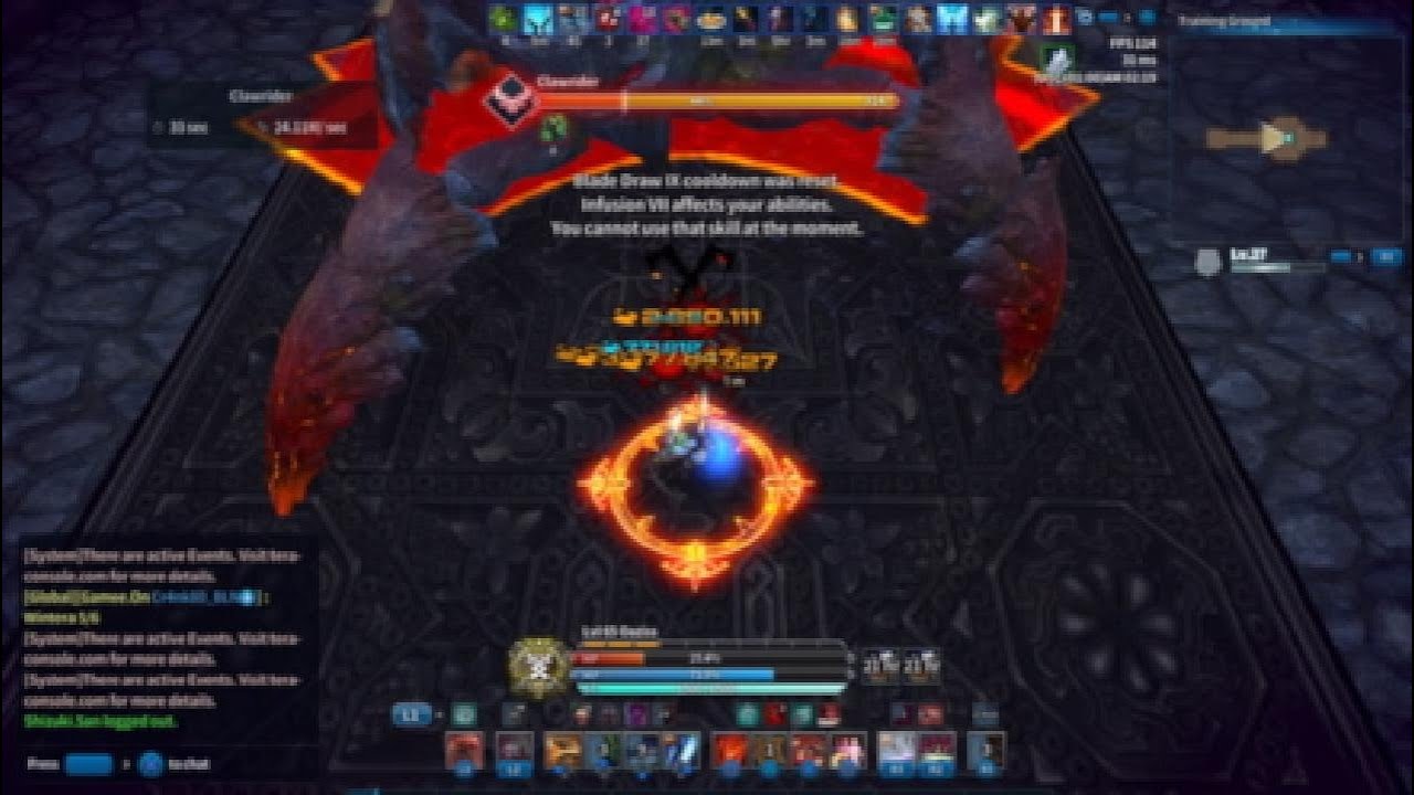 Tera console - war training ground