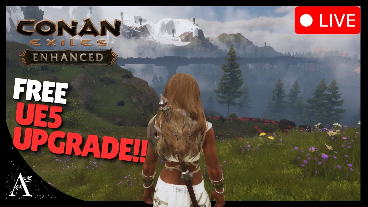 CONAN EXILES ENHANCED LIVE - DAY ONE - NEW SERVER LAUNCH | GIVEAWAYS ON TWITCH