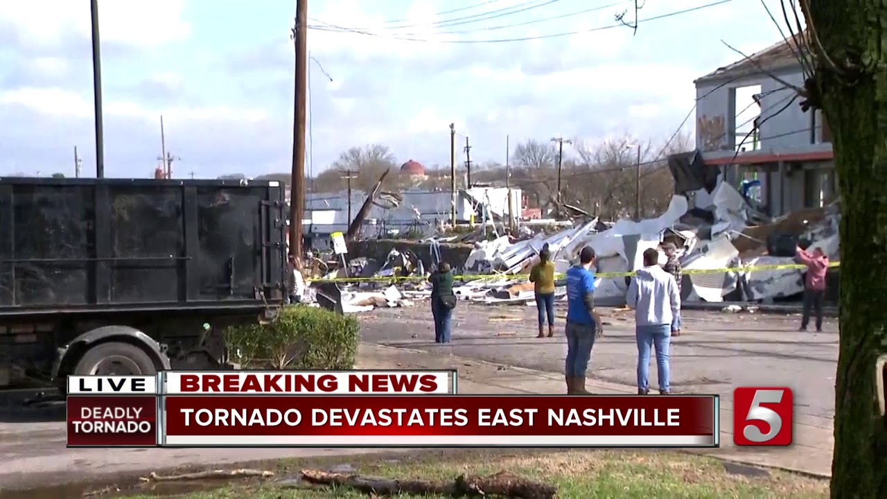 Tornado devastates East Nashville
