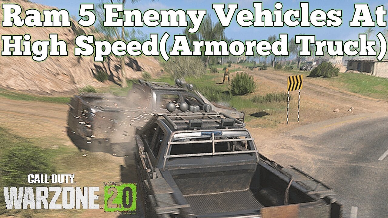 How To Ram 5 Enemy Vehicles At High Speed (Armored Truck Vehicle Challenge)