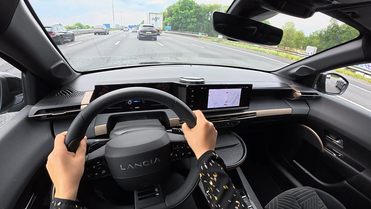 The NEW Lancia Ypsilon 2025 Turbo Hybrid  - POV Test Drive