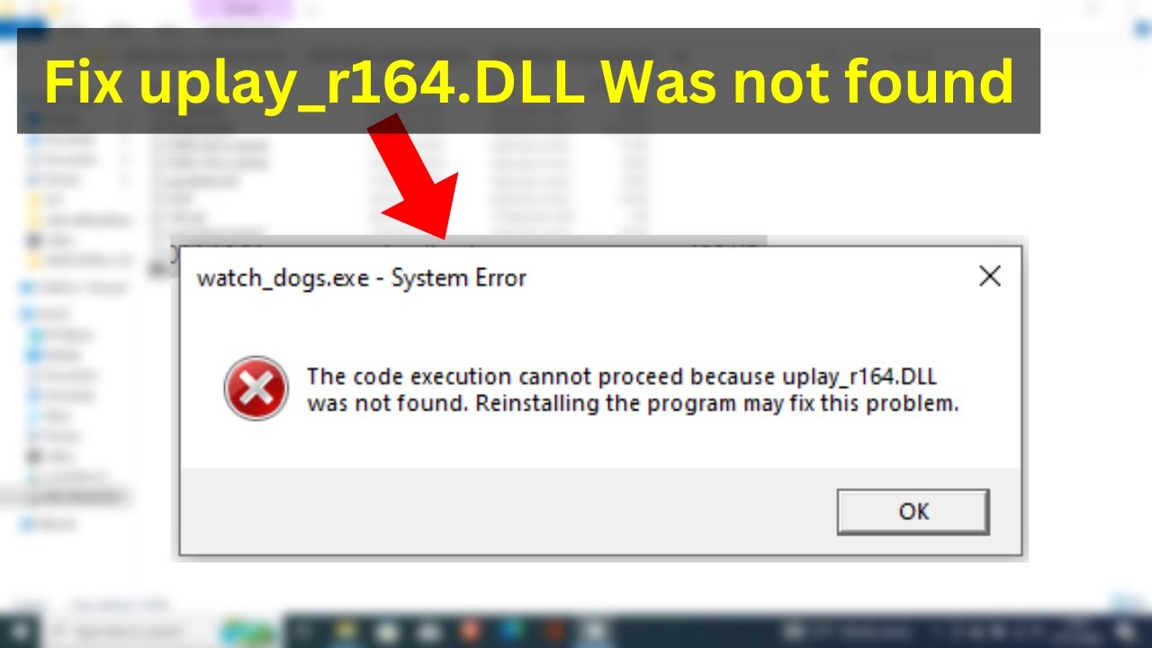 uplay_r164.DLL не найден (быстрое исправление)