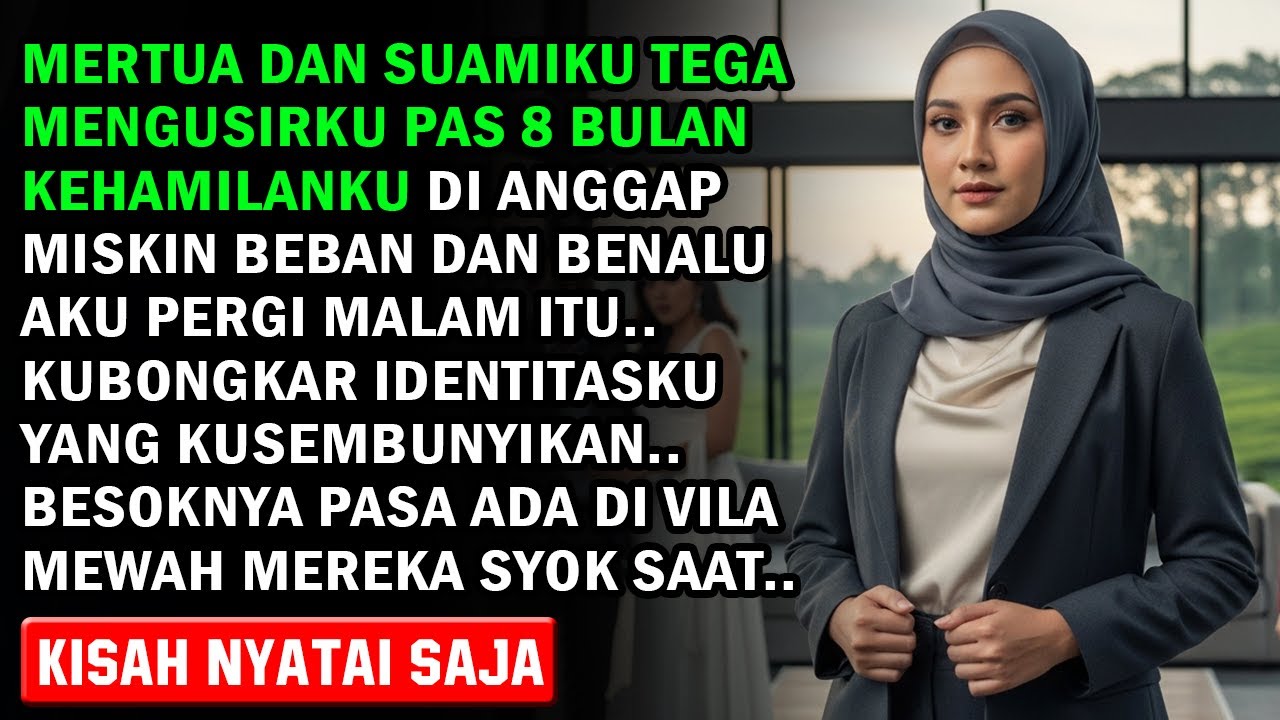 MERTUA NYESEL! AKU DIUSIR PAS HAMIL 8 BULAN, BESOKNYA MEREKA SYOK PAS TAHU AKU..