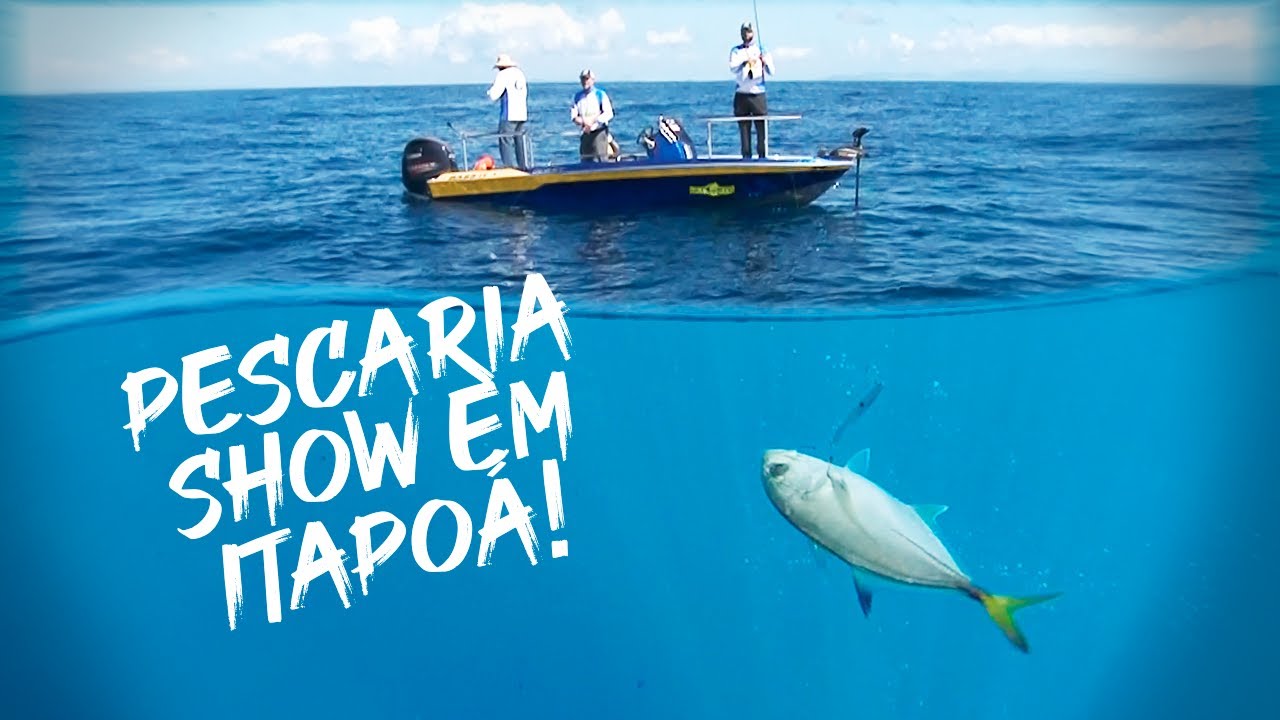 Mar azul e muita variedade de peixes | Pescaria em Itapoá SC