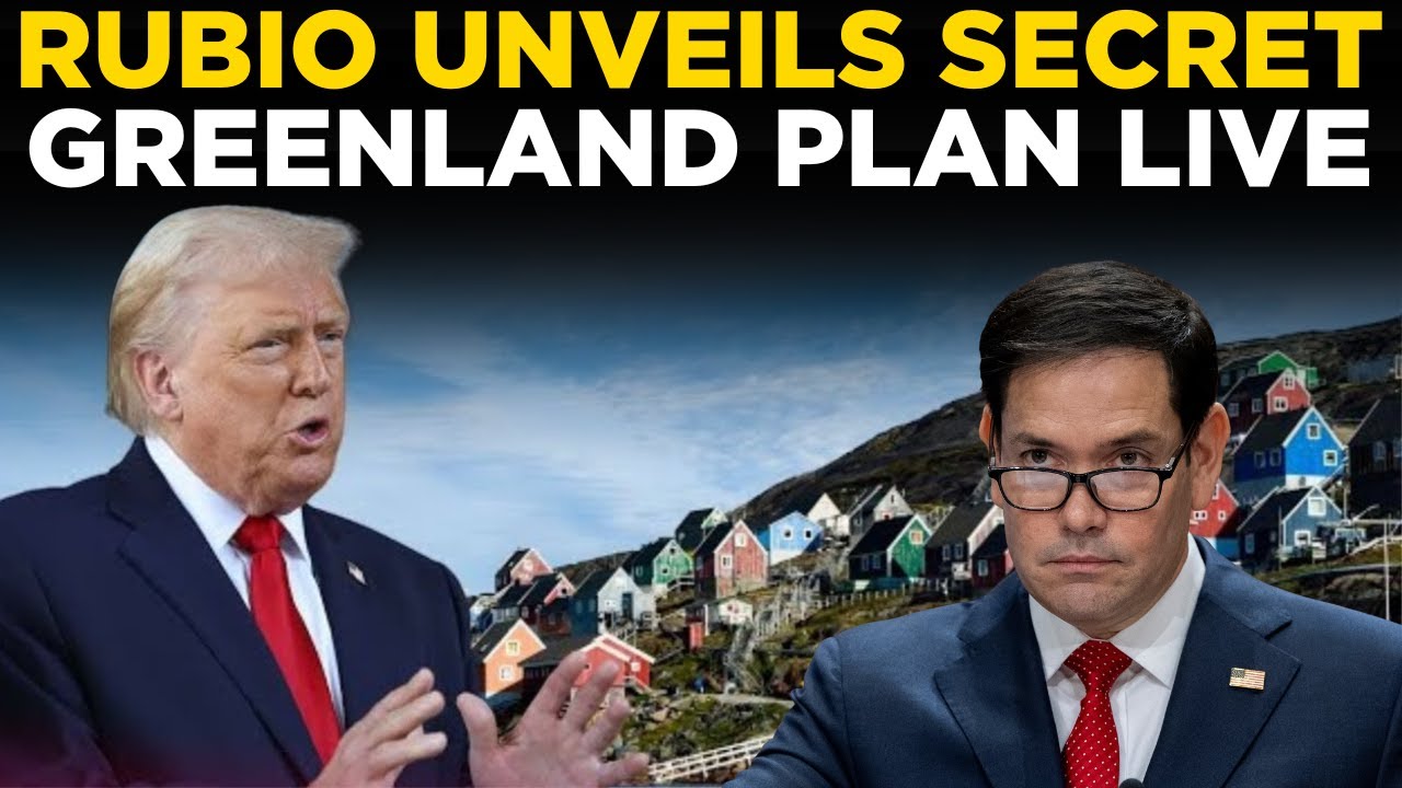US NEWS LIVE: Marco Rubio Reveals Secret US Plan To Takeover Greenland, Trump Reacts