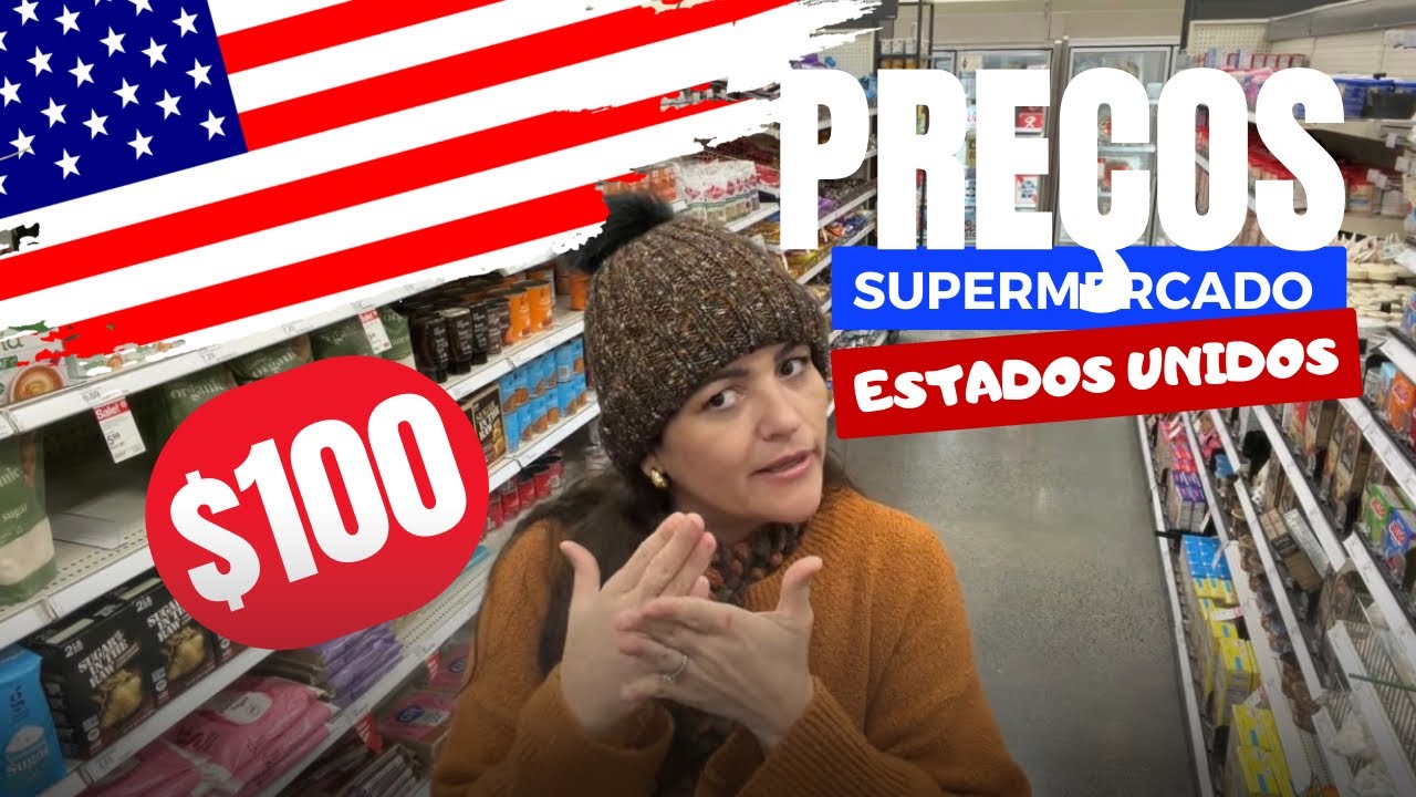 O QUE EU COMPRO COM MENOS DE $100 NOS ESTADOS UNIDOS? 🇺🇸💸(compras para janta)