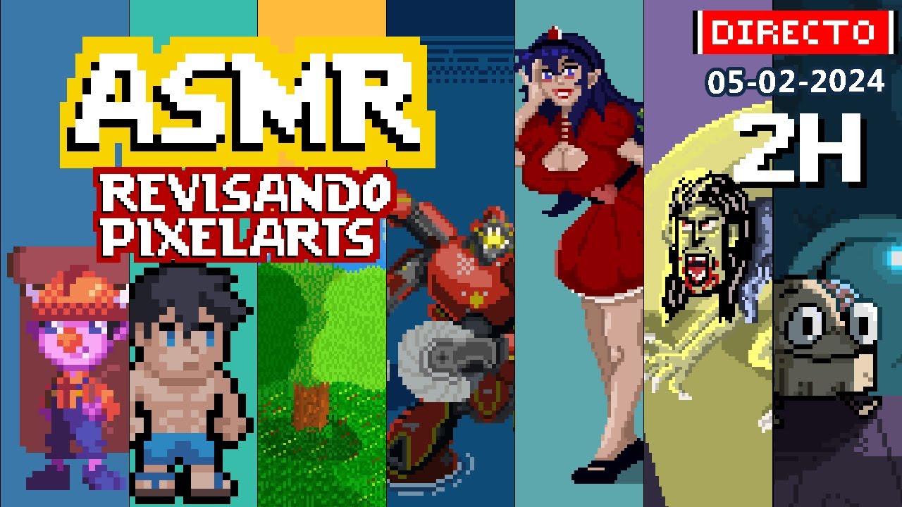 Únete a Nuestra Noche de Pixel Art y ASMR: Revisión Comunitaria en Vivo [DIRECTO 12/02/2024]