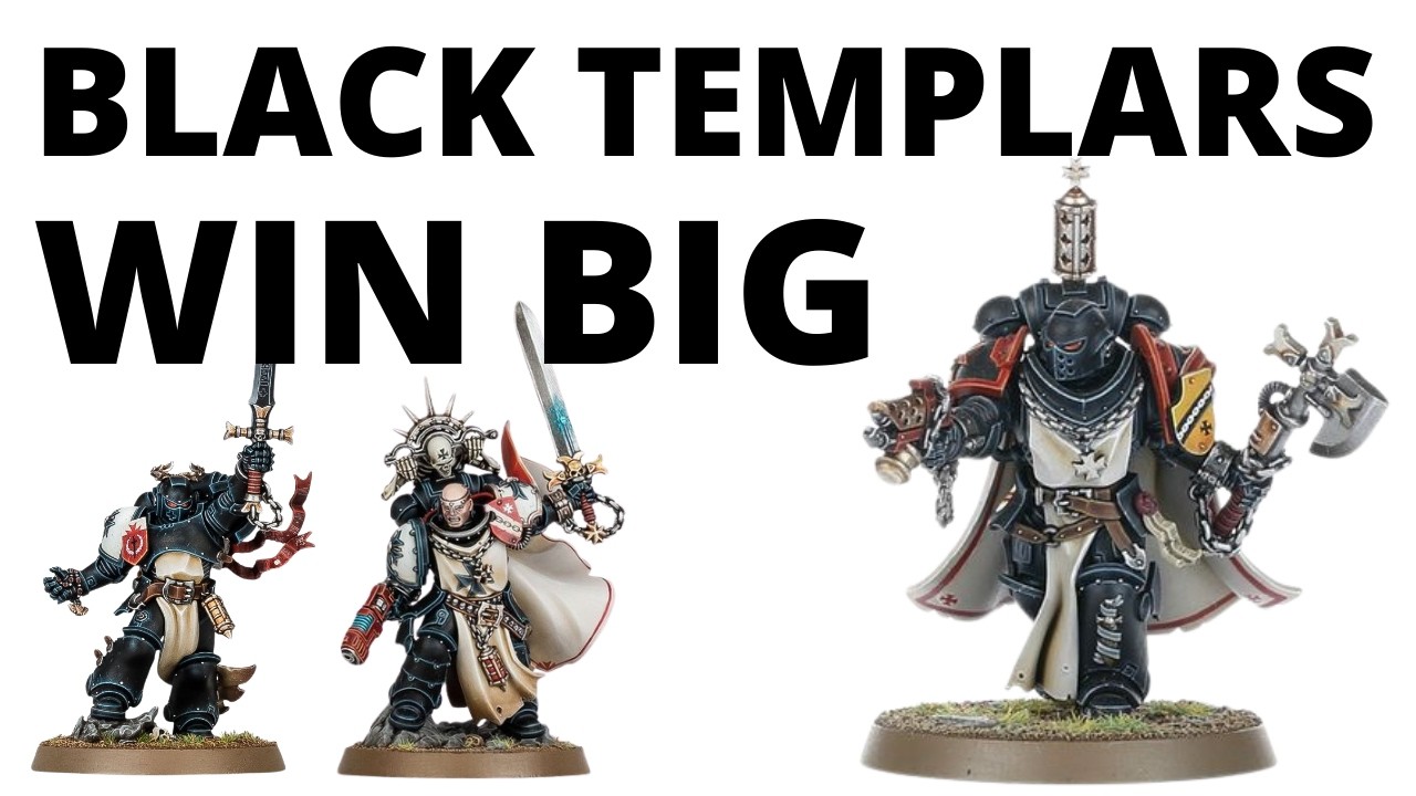 Black Templars WIN BIG - Strongest Army Lists for Codex Black Templars So Far...