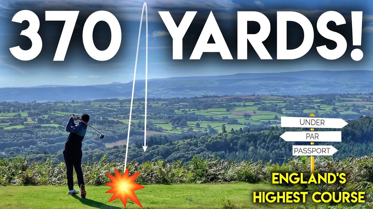 SMASHING THE BALL 370 YARDS!! Playing at the highest course in England - Brought to you by BMW