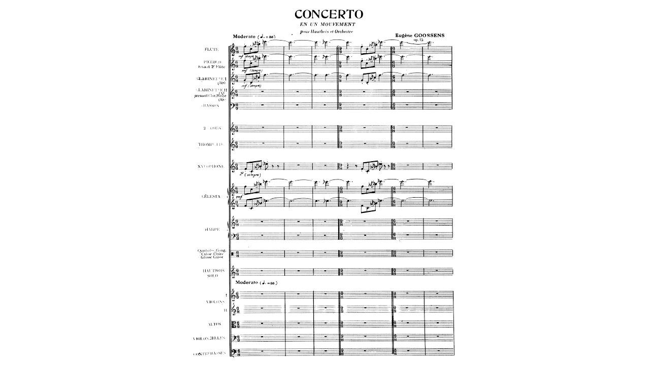 Eugene Goossens &ndash; Oboe Concerto