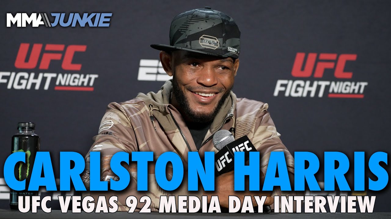 Carlston Harris Hopes to Get 'Good Names' like Neil Magny, Geoff Neal With Win | UFC Fight Night 241