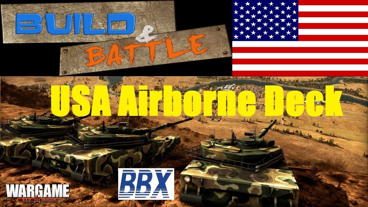 Wargame Red Dragon USA Airborne Deck (Build and Battle)