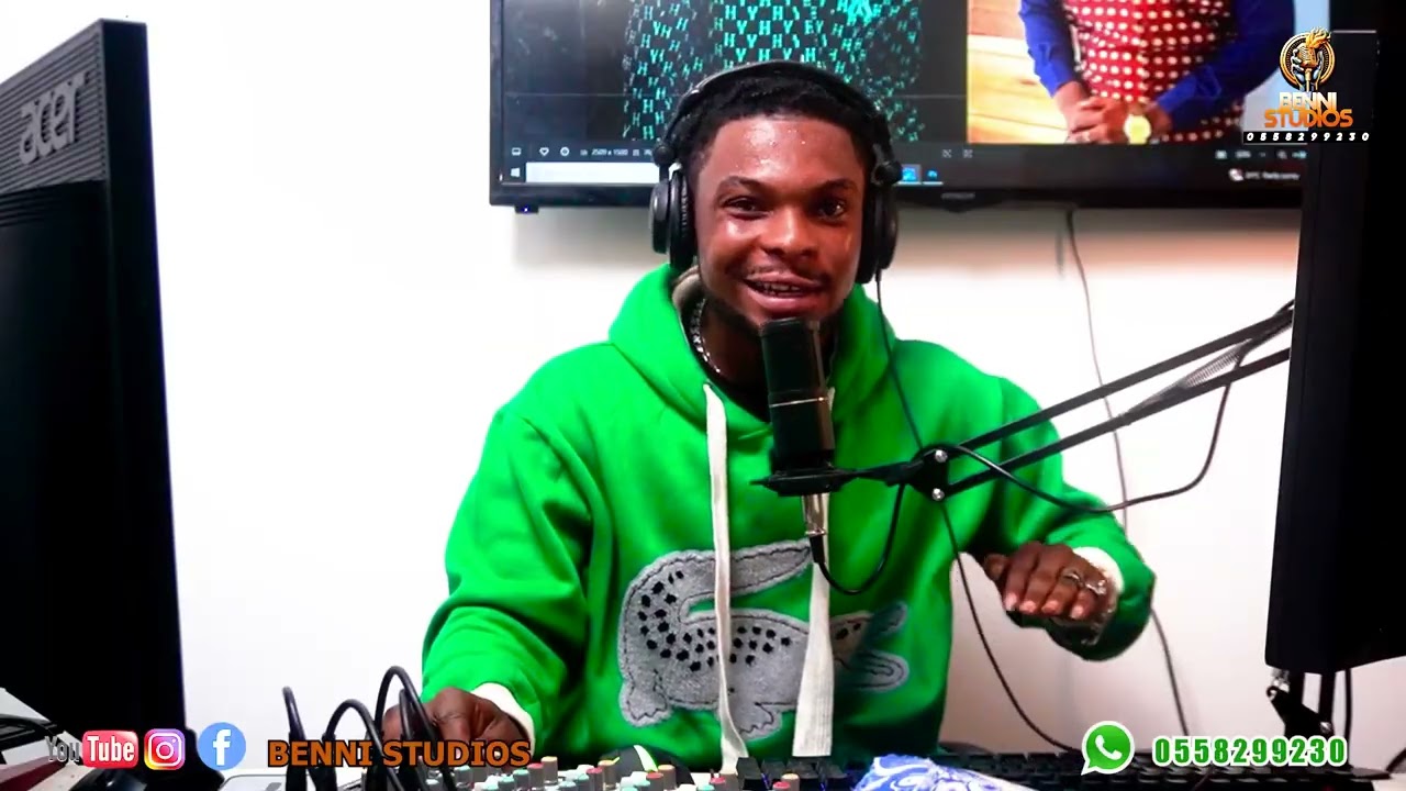 Kofi Bright introduce the new Studio and the new show 🔥🔥🔥 #kofiBRIGHT #Bennistudio