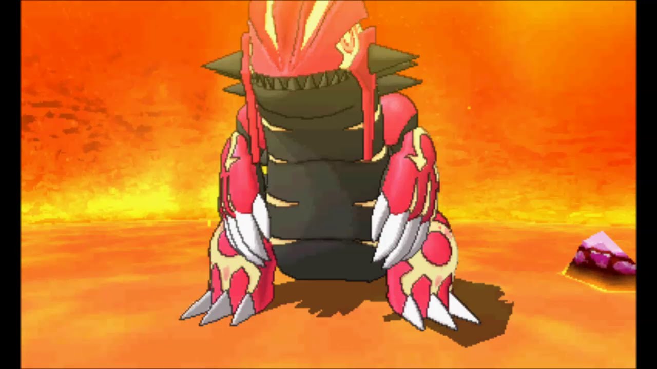 Pokemon Omega Ruby/Alpha Sapphire - Catching Groudon (battle and cutscene)