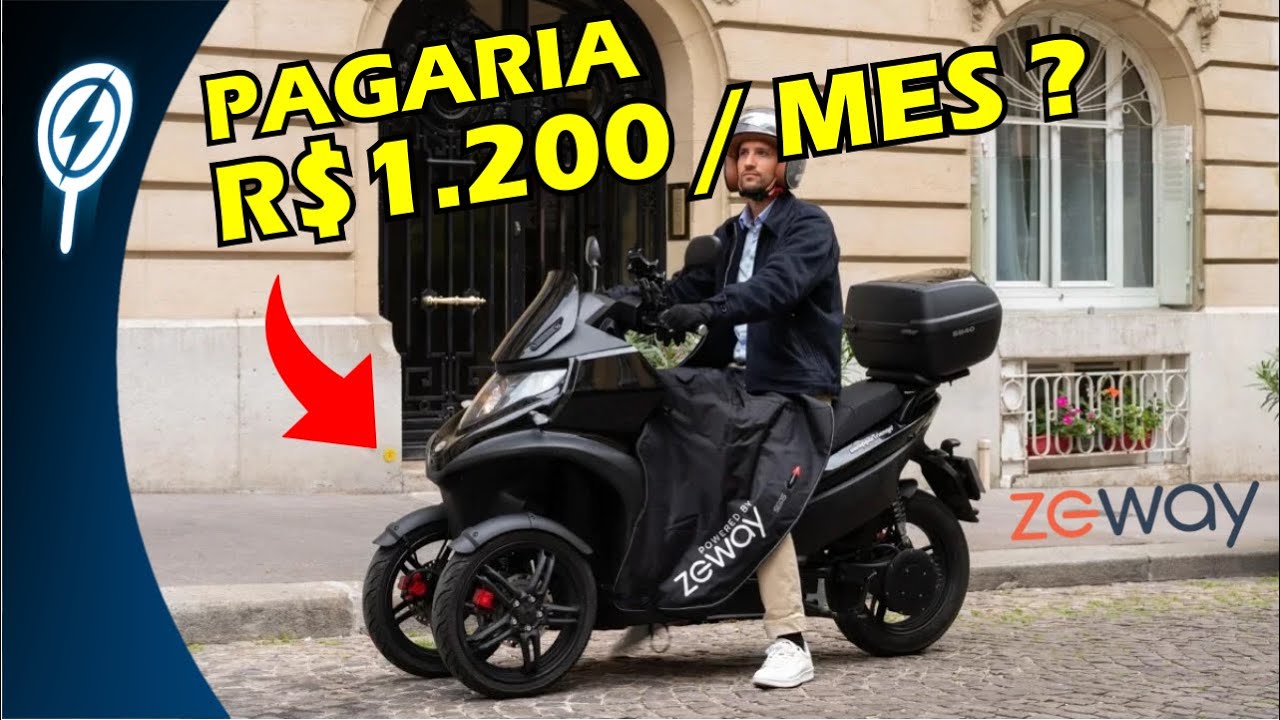 MOTO ELÉTRICA 5000W COM 3 RODAS ??? CONHEÇA O ZEWAY SWAPPER TRIANGO + !!!