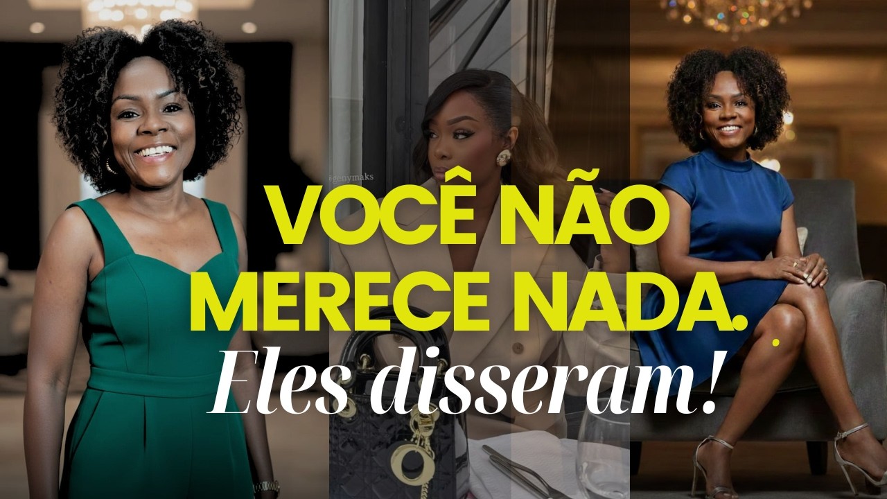 Você aceita uma vida miserável porque te ensinaram que é o seu lugar!