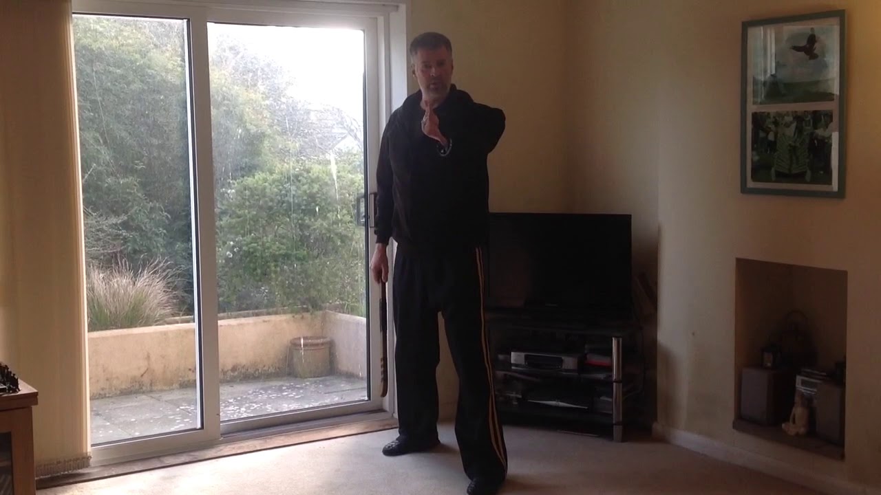 Irish stick fighting drill 3