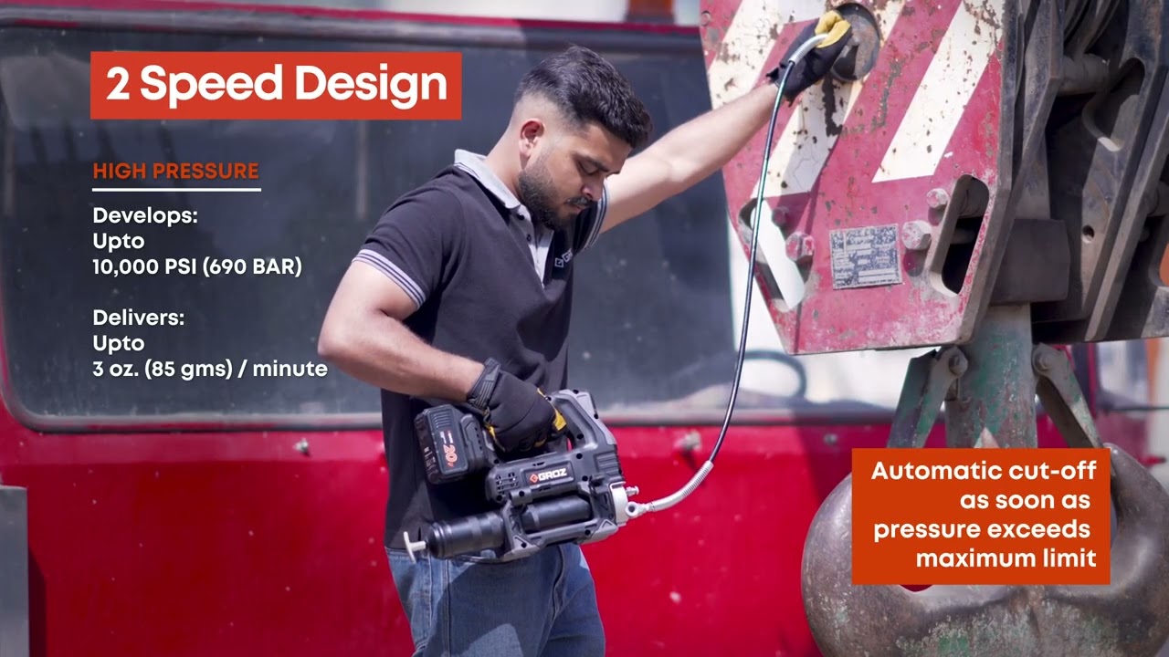 Introducing Groz Rechargeable Grease Gun (BGG)