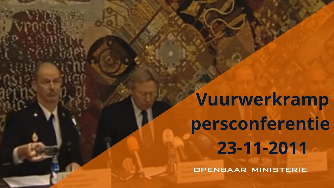 Vuurwerkramp persconferentie 23-11-2011