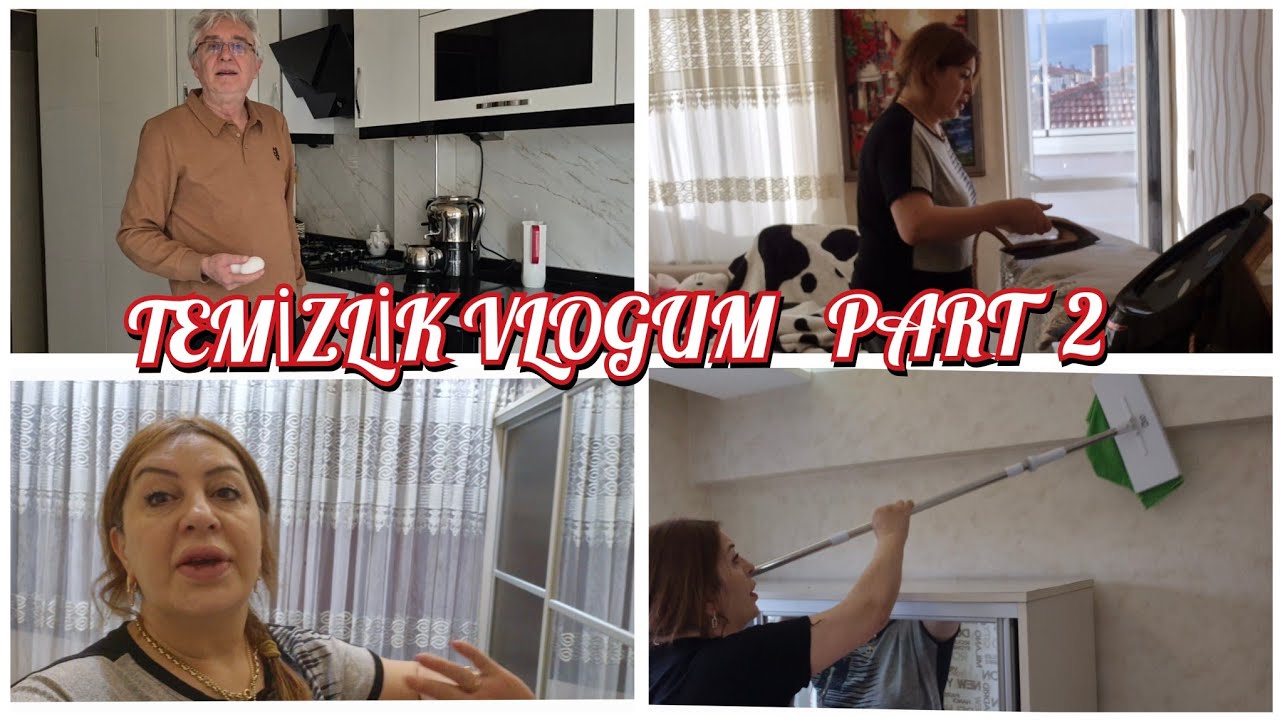 MİS GİBİ TEMİZLİK 💯PART 2👍EŞİM KAHVALTI HAZIRLADI🤩