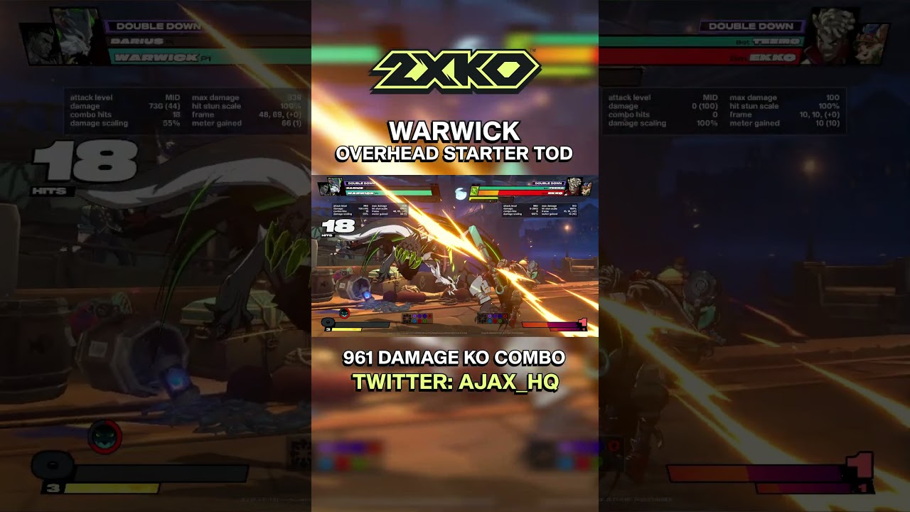 УОРВИК СУПЕР ЛЕГКИЙ КОМБО НОКАУНТА НАД ГОЛОВОЙ!! 