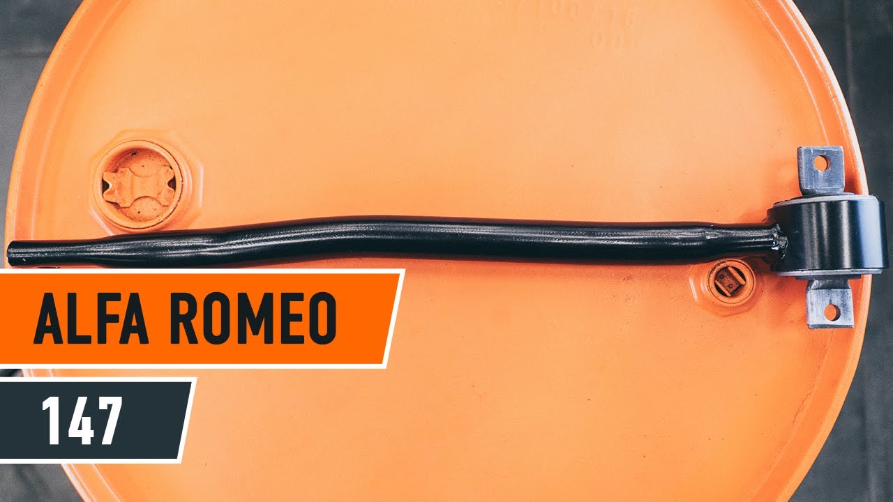 Como substituir a braço de suspensão parte traseira no ALFA ROMEO 147 (937) [TUTORIAL DA AUTODOC]