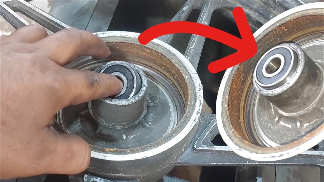 COMO RECUPERA UN RIN DE MOTO REPARANDO EL AJUSTED DEL RODAMIENTO..