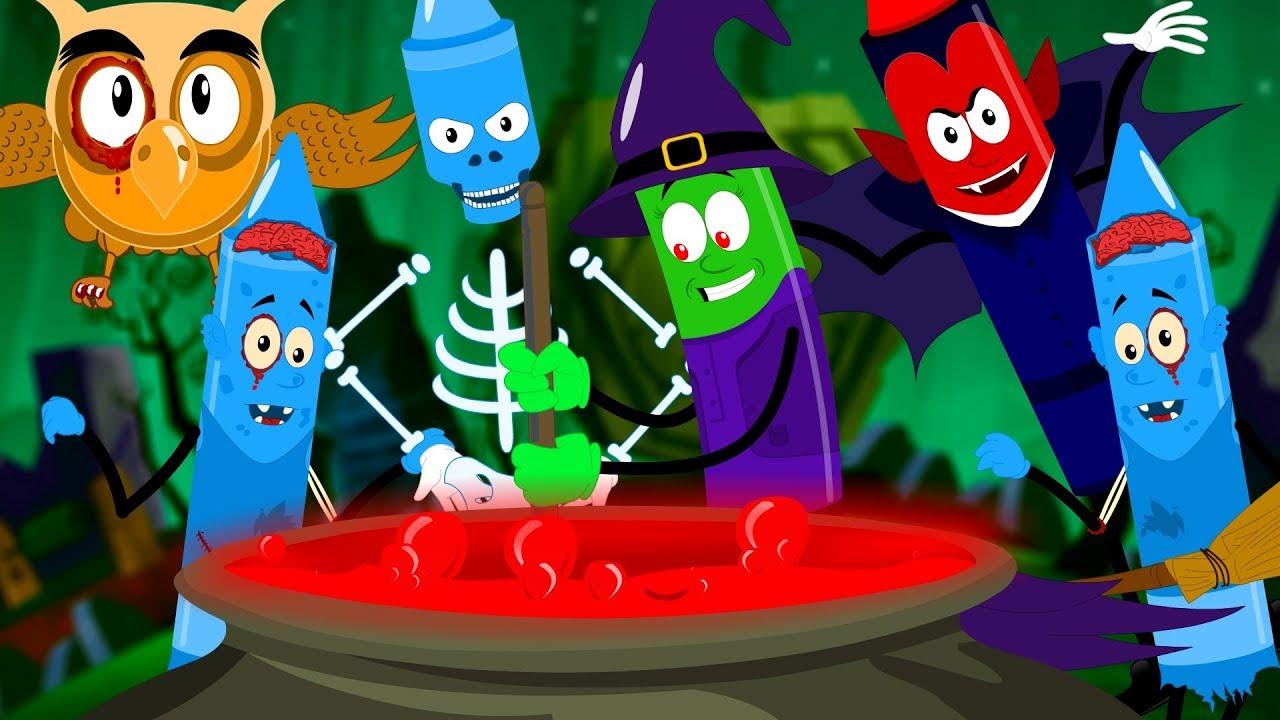 Hello It's Halloween Kindergarten Nursery Rhymes Songs For kids Cartoon for Children