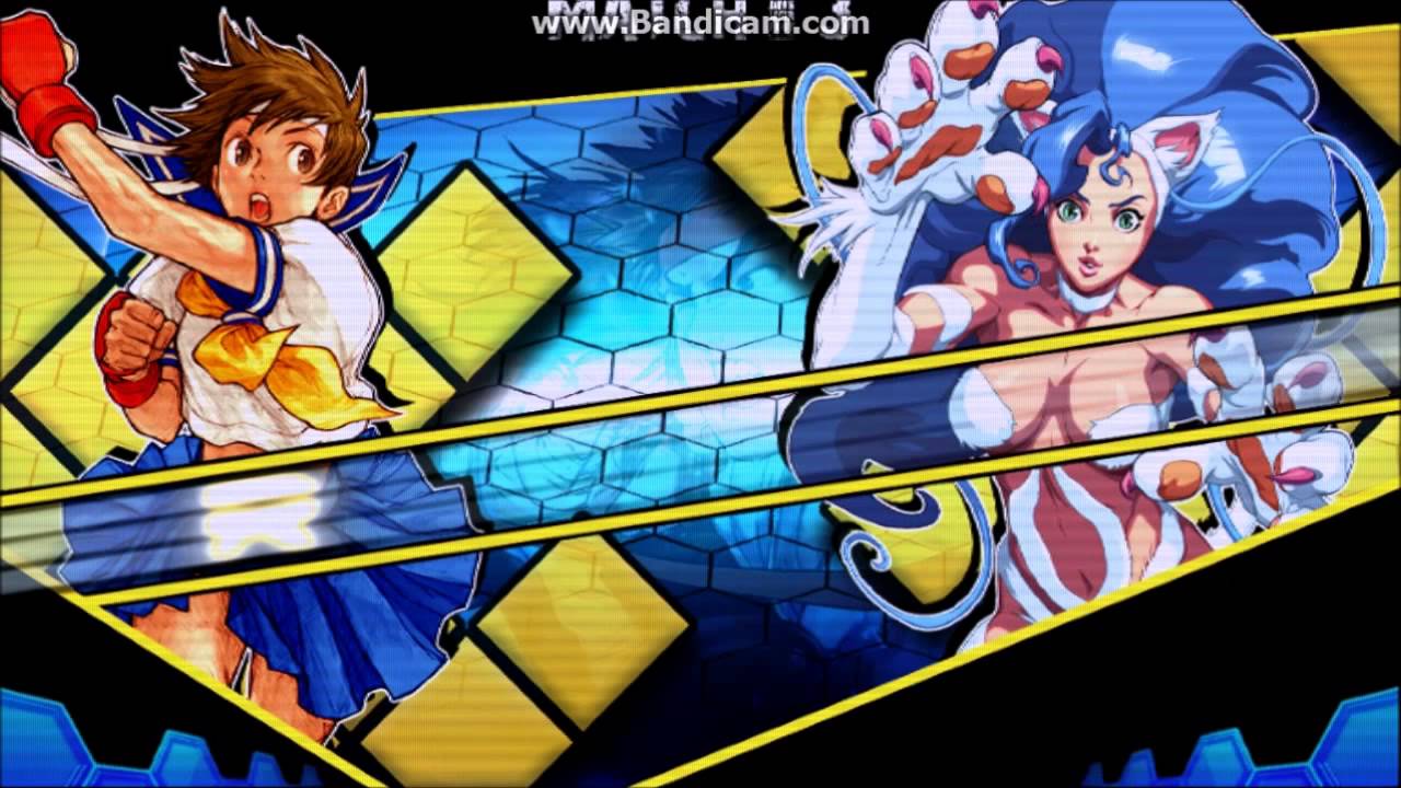 Capcom Vs. Snk 3 Mugen Arcade Playthrough Sakura & Karin (Hardest)