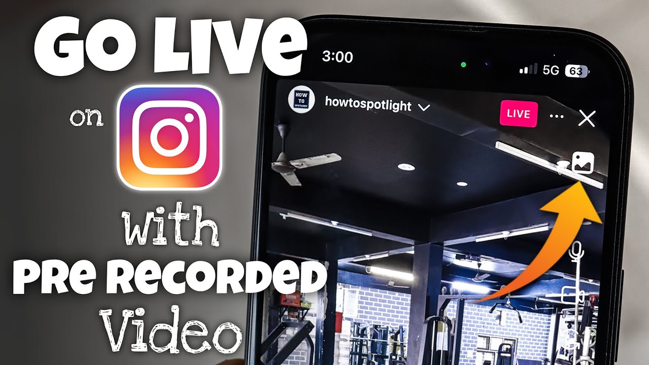 How to Go Live on Instagram with Pre Recorded Video