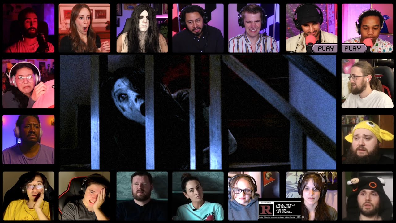 Stairs Scene | THE GRUDGE (2004) * Reaction Mashup