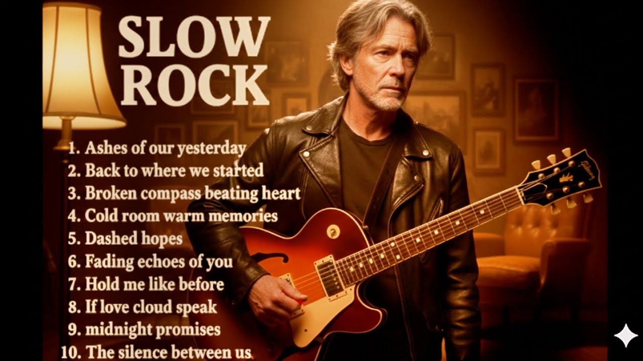 Slow Rock Memories 🌙 | Emotional Guitar Ballads for Quiet Nights & Broken Hearts