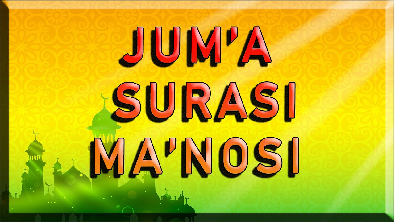 062 Juma surasi manosi