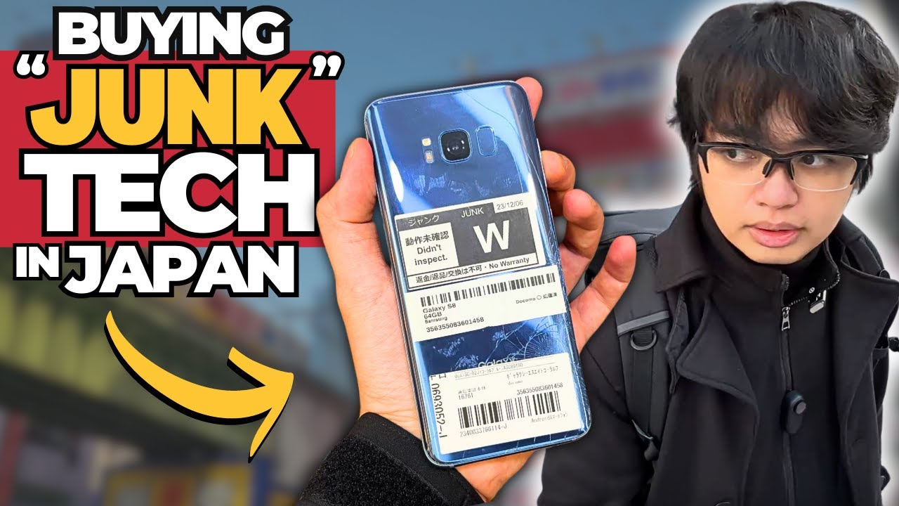 I bought JUNK Tech in Japan | Used smartphones, laptops, and more.