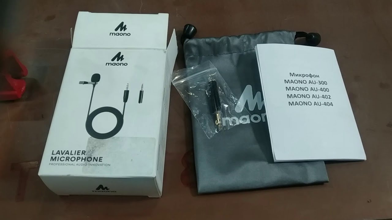 Микрофон петличный MAONO AU-402