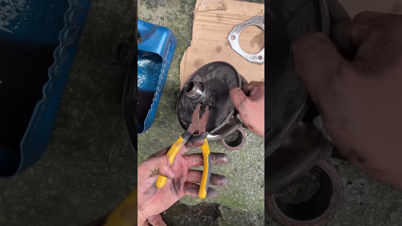 tutorial lagi cara buka bok cvt vario 160 bersihin kotoran nya