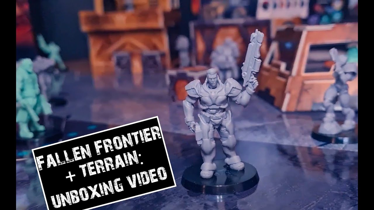 Fallen Frontier Miniature wargame: Unboxing