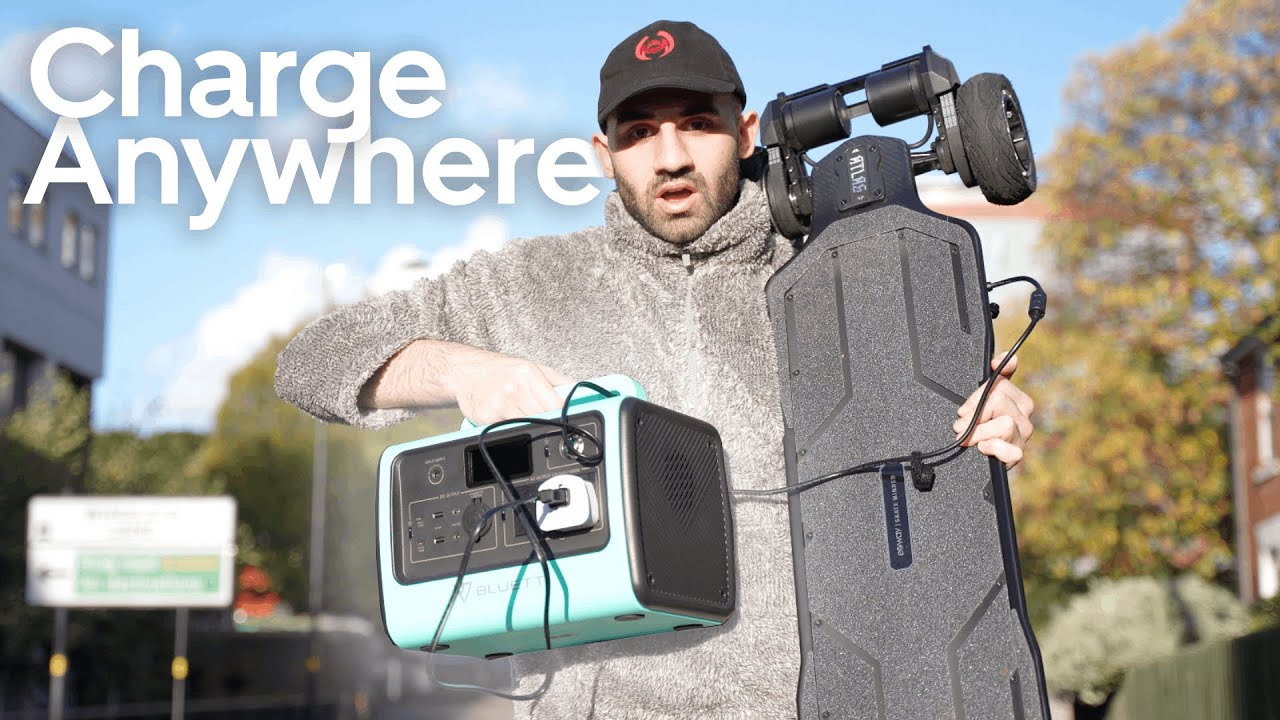 Game Changing Battery Accessory For EVERY Electric Skateboarder! Bluetti EB70 Review