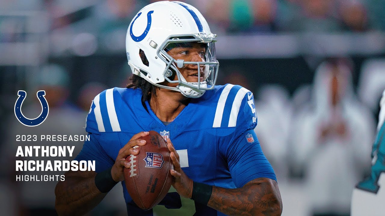 Every Throw and Run from Anthony Richardson's Preseason!