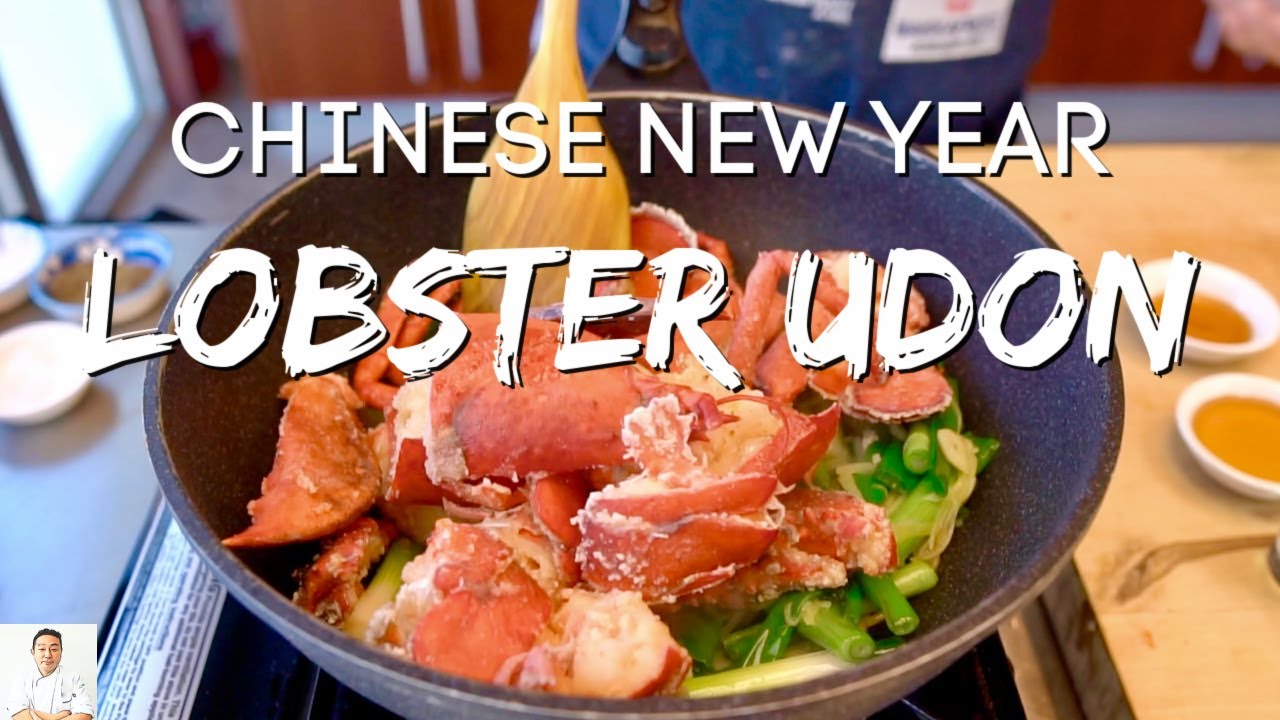 LIVE Lobster Longevity Udon Dish (GRAPHIC) Happy Chinese New Year!