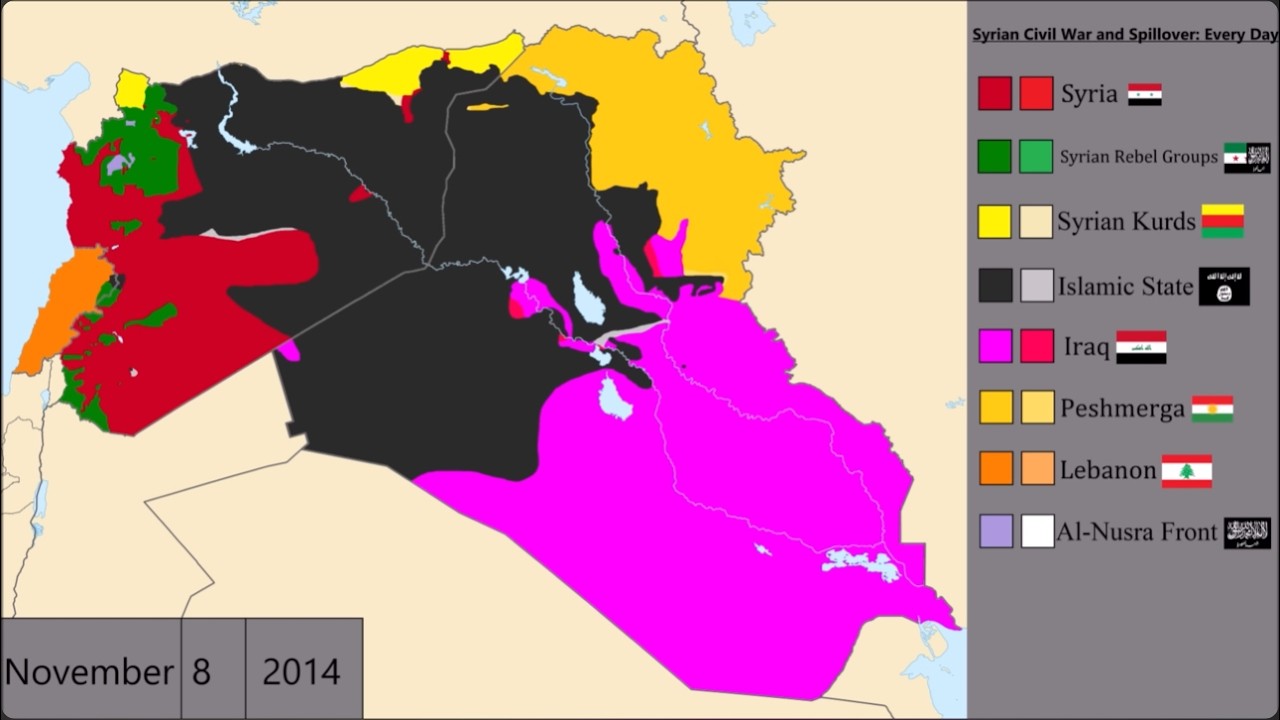 Syrian Civil War and Spillover: Every Day