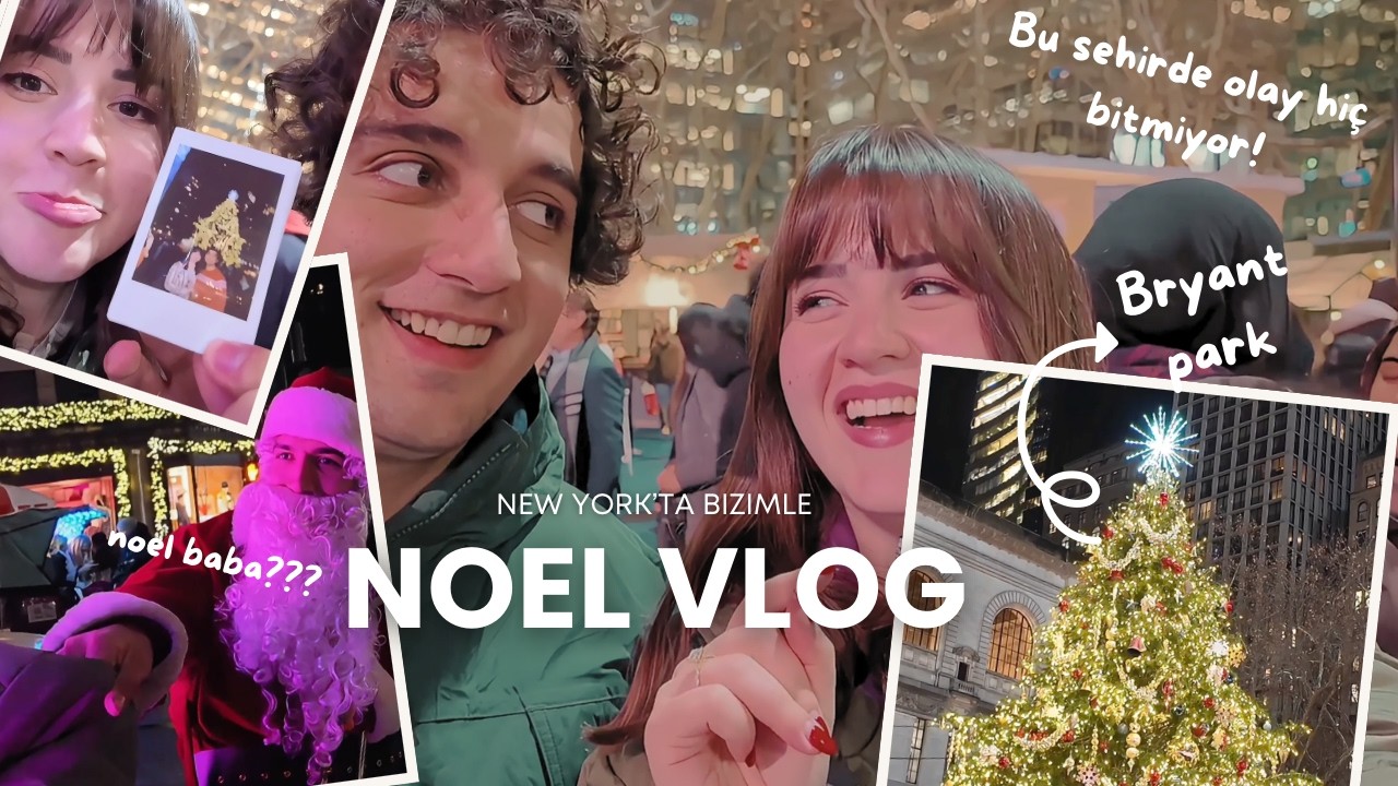 NEW YORK’TA NOEL🎄| Noel baba bizi kovdu??🎅🏻 | NYC’nin en güzel burgeri 🍔