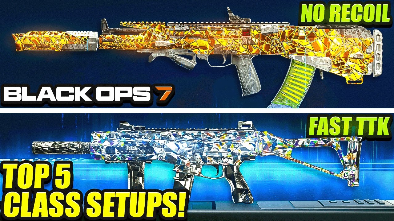 BLACK OPS 7: NEW TOP 5 FASTEST TTK META LOADOUTS After UPDATE! (BO7 Best Class Setups) BO7 Best Guns