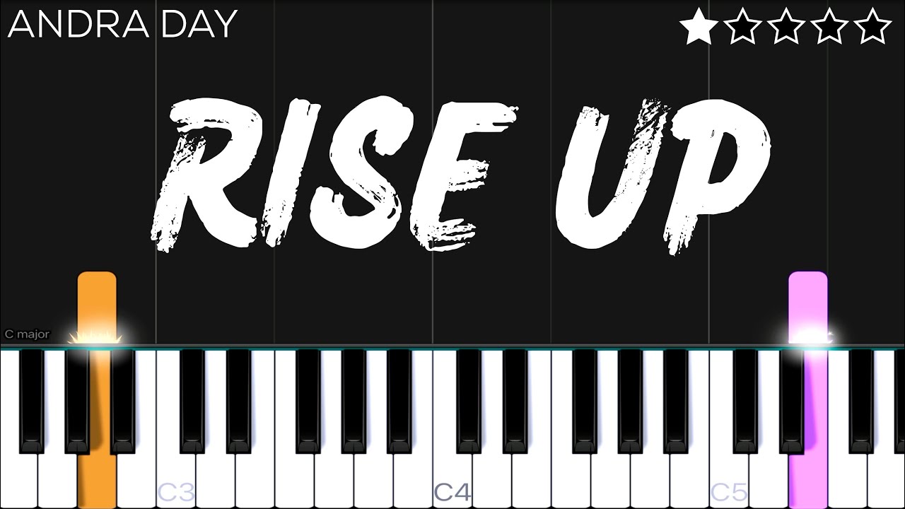 Andra Day - Rise Up | EASY Piano Tutorial