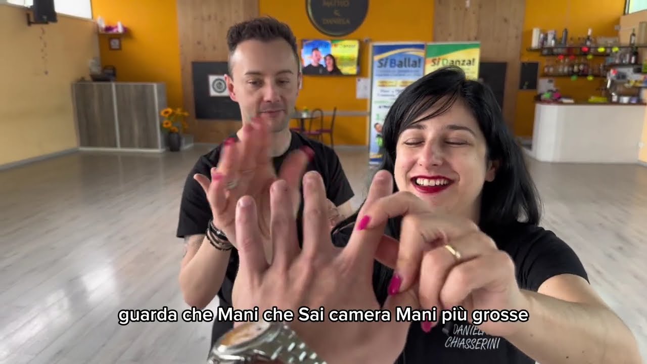 GIRO SINISTRO CHASSÈ FOX-TROT💚💙Pillole di ballo con Matteo e Daniela#youtuber #contentcreator
